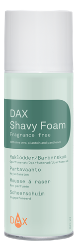 Raklödder Dax Shavy Foam oparfymerad 200ml